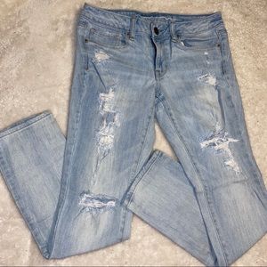 American Eagle Destroyed Jeans
